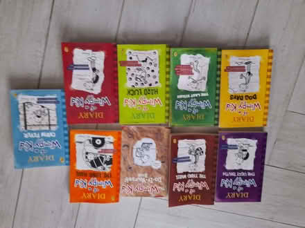Photo of free Diary of a Wimpy Kid - 9 books (Loughborough LE11) #1