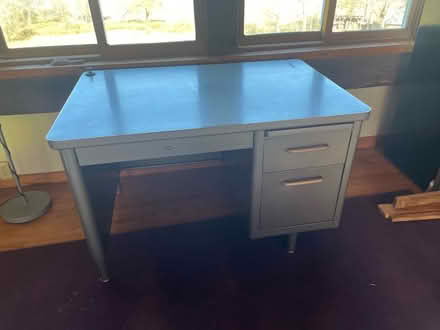 Photo of free Metal desk (Chesterfield, NH) #1