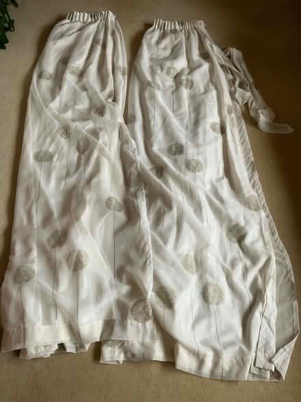 Photo of free Pair of lightweight curtains for patio doors (East Carleton NR14) #1
