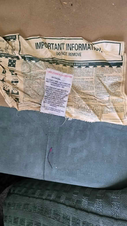 Photo of free 2 seater sofa ×2 (HX1) #3