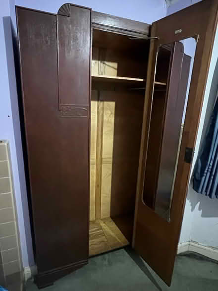 Photo of free Tall wooden wardrobe (Wembley HA9) #2