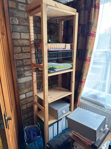 Photo of free Narrow wooden bookcase (CB24) #1