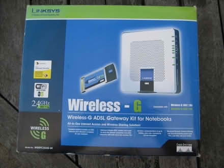 Photo of free Linksys WiFi internet router and PCMCIA card (Ruddington NG11) #1