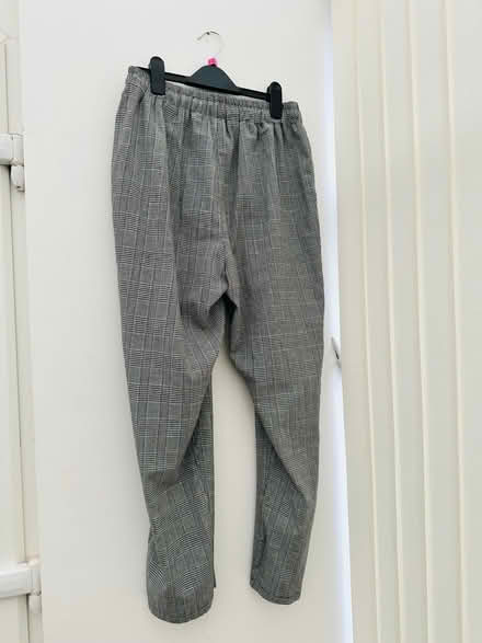 Photo of free Women’s checkered grey trousers (Bartley Green B32) #2