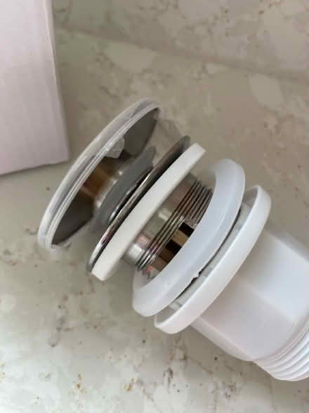 Photo of free Un-used New Pop up plug from basin (Stone staffordshire) #1