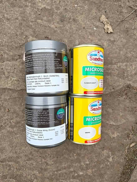 Photo of free Paint. Masonry paint - unopened plus testers (Moulton) #2
