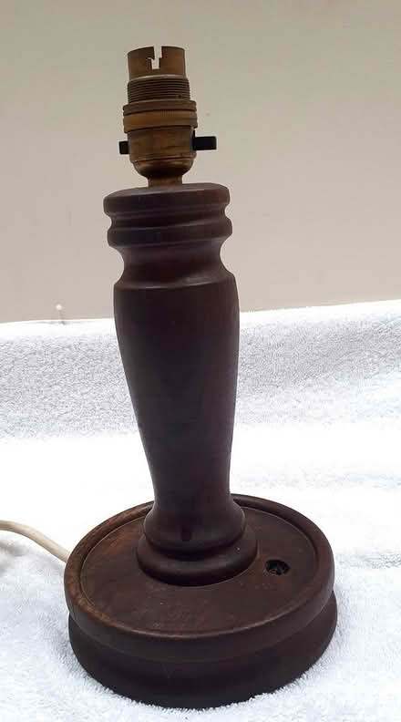 Photo of free Vintage oak table lamp base (BA3 4XJ Chilcompton village) #1