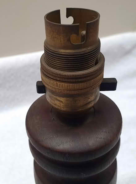 Photo of free Vintage oak table lamp base (BA3 4XJ Chilcompton village) #2
