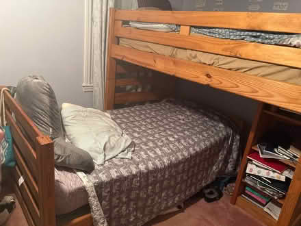 Photo of free Wooden bunk beds (South Plymouth) #1
