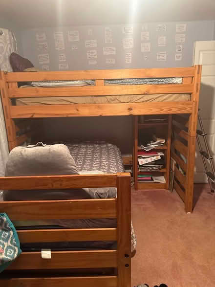 Photo of free Wooden bunk beds (South Plymouth) #3