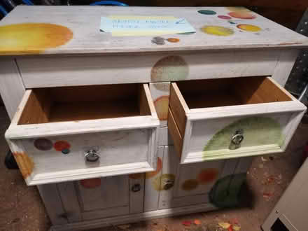 Photo of free Hand-painted sideboard - Planets (Camberwell, SE5) #3