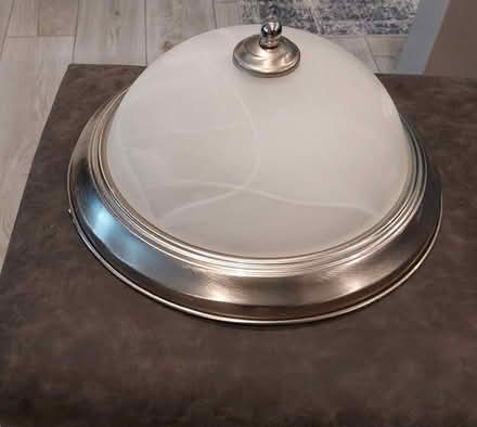 Photo of free Brushed nickel ceiling fixture (I94/Rawsonville Rd, Willis) #1