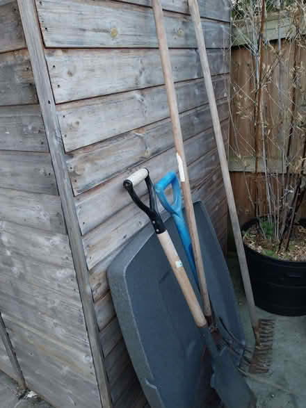 Photo of free Gardening Tools spade rake etc as pic (Fairfield Park) #1