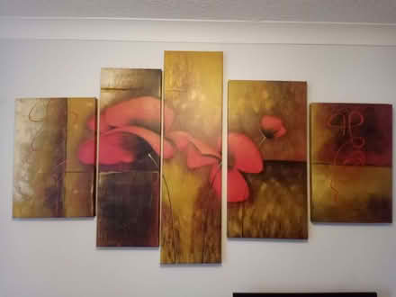 Photo of free Wall canvas set of 5 (Colwyn Bay LL29) #1