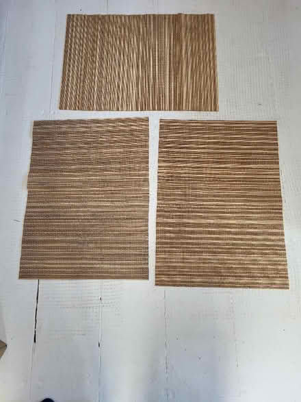 Photo of free 3 roll up wood place mats (West Croydon CR0) #1