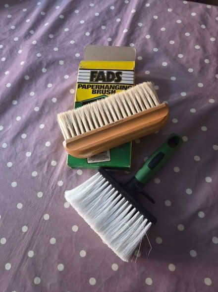 Photo of free Wallpaper hanging brushes. Unused. (Bluebell Hill ME5) #1