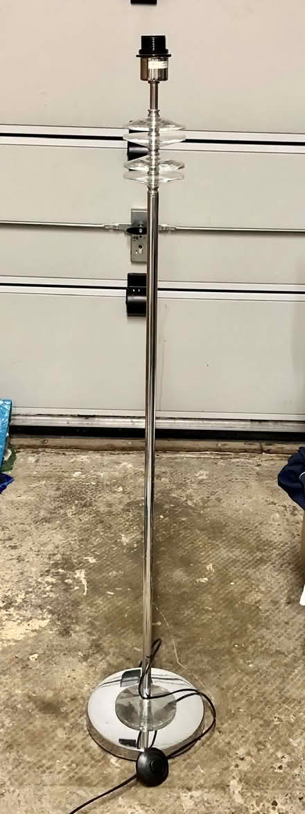 Photo of free Decorative chrome standard lamp (North Weald CM16) #3