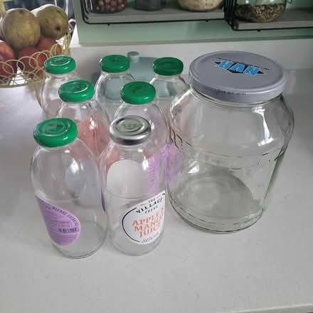 Photo of free Glass bottles with lids (Croxley Green WD3) #1