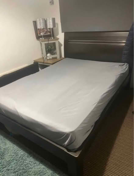 Photo of free Solid wood double bed (DE21) #1