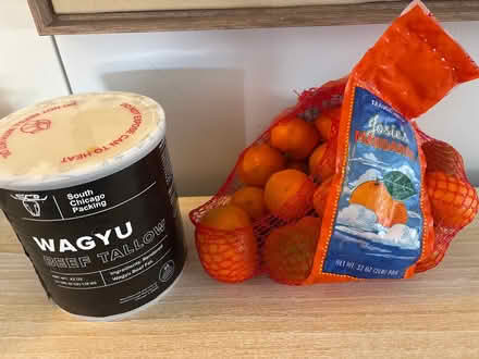 Photo of free Bag of mandarin oranges and tallow (W. 72nd St., NY,NY 10023) #1