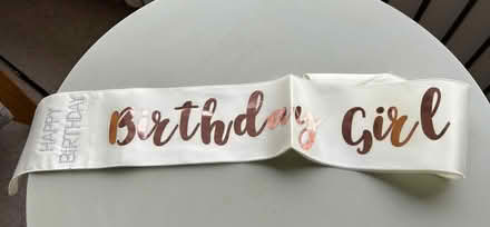 Photo of free Birthday Girl Sash (Norton LD8) #1