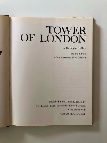 Photo of free Book - Tower of London (Burridge PO15) #2