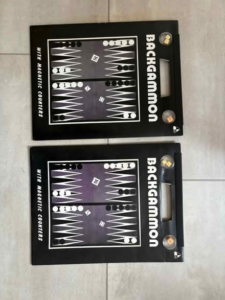 Photo of free 2 magnetic Backgammon sets (West Horsley KT24) #1