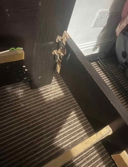 Photo of free Solid wood double bed (DE21) #3