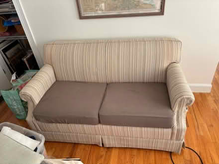 Photo of free Sleep sofa love seat couch (Byfield MA) #1