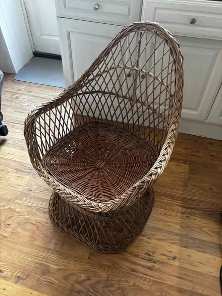 Photo of free Wicker chair (Northolt HA4) #1