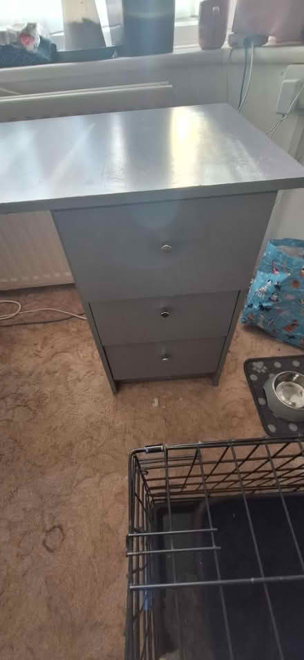 Photo of free Grey pc desk (BH11 9) #2