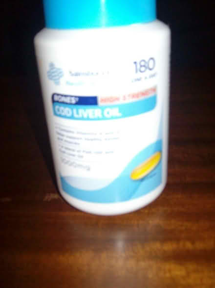 Photo of free Sainsburys high strength cod liver oil tablets (Great Moor SK2) #1