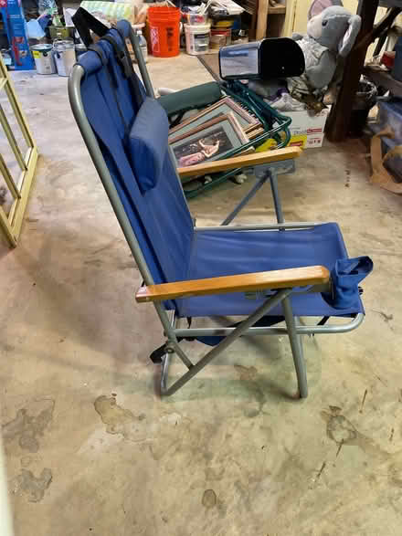 Photo of free Old camp chair (East Cobb) #2