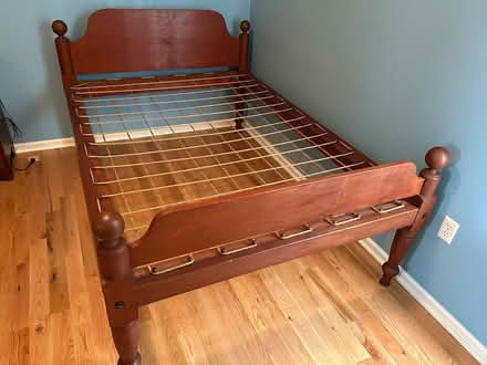 Photo of free Antique Full Size Rope Bed (Gardens of Ocean City) #1