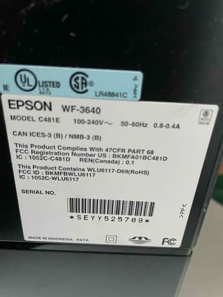 Photo of free Epson Printer/Scanner (Washington Park) #3