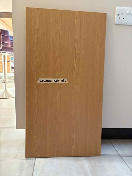 Photo of free Wooden shelf (West Horsley KT24) #2