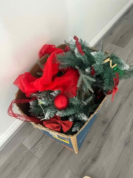 Photo of free Christmas garland and decorations (Garston, Liverpool) #1