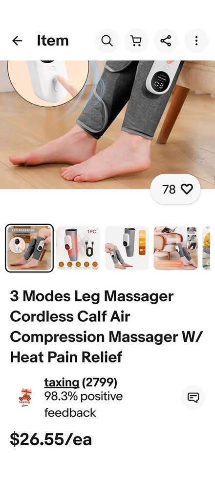 Photo of free Calf massager (Point Pleasant) #2