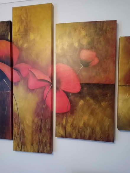 Photo of free Wall canvas set of 5 (Colwyn Bay LL29) #2