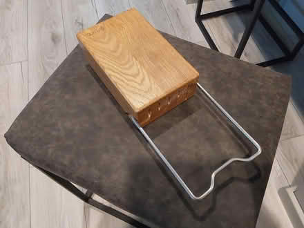 Photo of free Heavy wood knife block (I94/Rawsonville Rd, Willis) #2