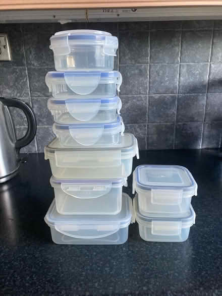 Photo of free Plastic click lock boxes (Wickford, Essex SS11) #1