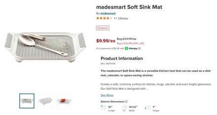 Photo of free Soft Sink Mat (Somerset/Bayswater) #2