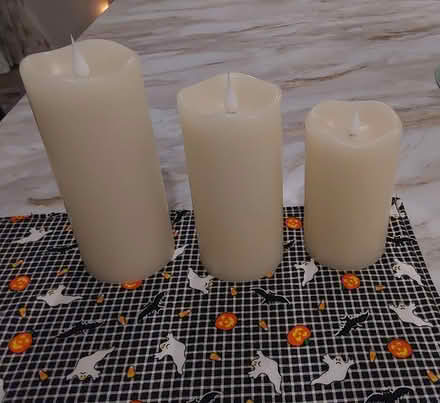 Photo of free Battery pillar candles (I94/Rawsonville Rd, Willis) #1