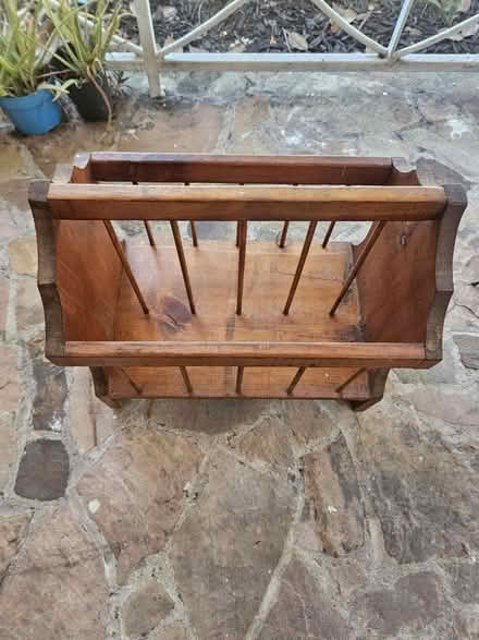 Photo of free Wooden magazine or book rack (St. Pete) #1
