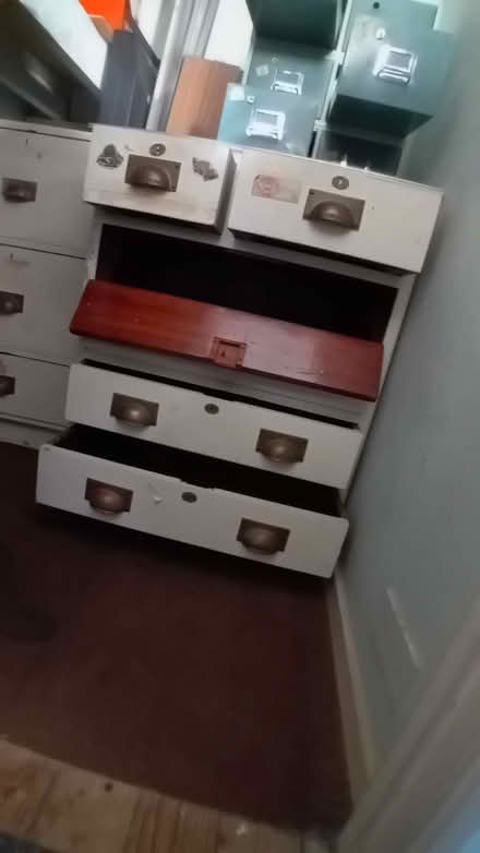 Photo of free Two large solid sets of drawers (Lower Clapton E9) #1