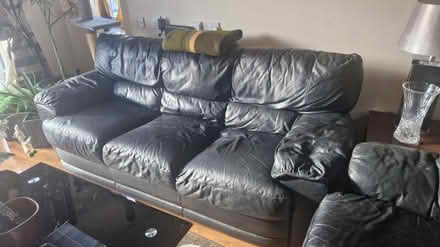 Photo of free Italian lather sofa (SE11) #3