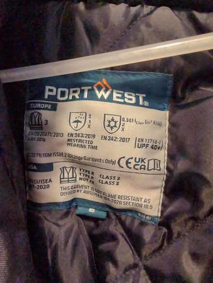 Photo of free Portwest size S thermal hiviz boiler suit (Oughtibridge S35) #3