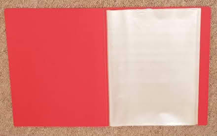 Photo of free Red document holder with built in sleeves (Kettlesing Bottom HG3) #1