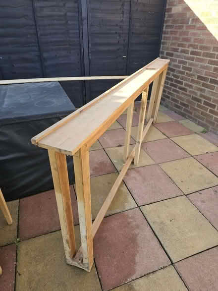 Photo of free Console sofa table (2.4m x 16cm) (Ashford TW15) #2