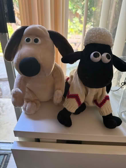 Photo of free Gromit and Shaun stuffies (Ortega Park) #1
